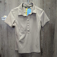 SS Polo Shirt, 2/3rd Snap Up *xc
