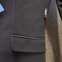 CUSTOM Technical Show Jacket, buttons, piping, microsuede collar *xc, mnr Collar edge rubs
