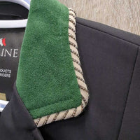 CUSTOM Technical Show Jacket, buttons, piping, microsuede collar *xc, mnr Collar edge rubs
