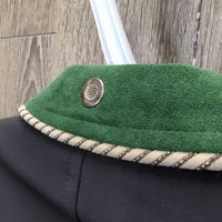 CUSTOM Technical Show Jacket, buttons, piping, microsuede collar *xc, mnr Collar edge rubs
