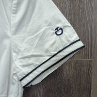 SS Show Shirt, Side Zipper *vgc, seam puckers, crinkles
