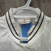 SS Show Shirt, Side Zipper *vgc, seam puckers, crinkles
