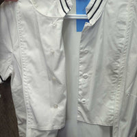 SS Show Shirt, Side Zipper *vgc, seam puckers, crinkles
