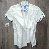 SS Show Shirt, Side Zipper *vgc, seam puckers, crinkles
