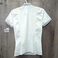 SS Show Shirt, Side Zipper *vgc, seam puckers, crinkles
