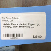 Fleece Jacket, Zipper *gc, clumpy, older
