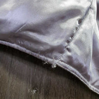 Microsuede Quilt Vest< Zipper *xc/vgc, clean, older, mnr lining snags
