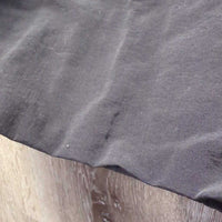 Thin Quilt Vest, Zipper *gc, v.puckered, rubs & pilly, loose lining, older, faded
