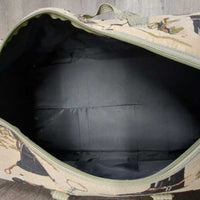 Equestrian Tapestry Canvas Duffle - Equipment Bag *vgc/xc, clean, mnr dust, snag & thread, puckers?bubbles?, edge rubs & fading
