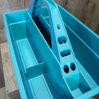 Plastic Grooming Tote *vgc, mnr dirt, residue, scuffs, scratches
