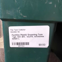 Plastic Grooming Tote *vgc, mnr dirt, scuffs, scratches
