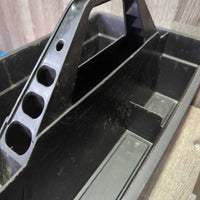 Plastic Grooming Tote *vgc, mnr dirt, residue, scuffs, scratches
