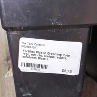 Plastic Grooming Tote *vgc, mnr dirt, residue, scuffs, scratches
