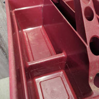 Plastic Grooming Tote *vgc, mnr dirt, scuffs, scratches
