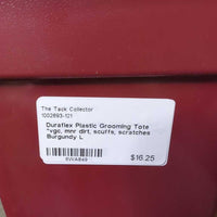 Plastic Grooming Tote *vgc, mnr dirt, scuffs, scratches
