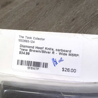 Hoof Knife, carboard *new
