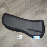 Shimmable Quilt Comfort Half Pad *vgc, clean, mnr stains, hairy, rubs & pills, older
