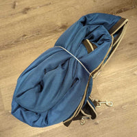 Med? Winter Blanket, 2 legs *gc, clean, snags, unstitched reflectors, faded, 0 Wpf, stains, older

