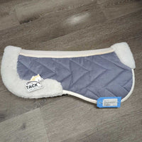 Fleece Micro Suede Half Pad, Spine Free Mesh *gc, clean, stains, puckers
