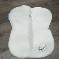 Fleece Micro Suede Half Pad, Spine Free Mesh *gc, clean, stains, puckers
