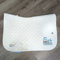 Quilt Jumper Baby Pad "RMSJ Champ" *gc, clean, puckers, mnr stains, rubs & pills
