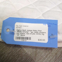 Quilt Jumper Baby Pad "RMSJ Champ" *gc, clean, puckers, mnr stains, rubs & pills
