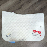 Quilt Jumper Baby Pad "Show Jumping Canada" *gc, clean, stains, dingy, rubs, v.puckered
