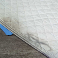 Quilt Jumper Baby Pad "Show Jumping Canada" *gc, clean, stains, dingy, rubs, v.puckered
