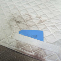Quilt Profile Saddle Pad "Kelowna Riding Club" *gc, clean, stains, puckers, rubs
