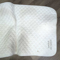 Quilt Profile Saddle Pad "Kelowna Riding Club" *gc, clean, stains, puckers, rubs
