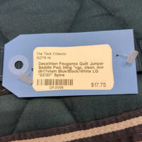 Quilt Jumper Saddle Pad, bling *vgc, clean, mnr dirt?stain
