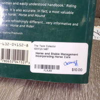 Horse and Stable Management Incorporating Horse Care
