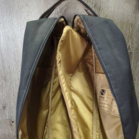 Dressage Boots, Bling, Zips, Black Forms & Boot Bag *vgc/gc, dirt, rubs, scuffs, faded
