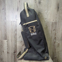 Dressage Boots, Bling, Zips, Black Forms & Boot Bag *vgc/gc, dirt, rubs, scuffs, faded
