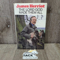 The Lord God Made Them All by James Herriot *gc, inscribed, yellowed, stains, split binding, ripped cover
