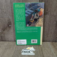 Modern Stable Management by Susan McBane *vgc, mnr rubs, stains & fading
