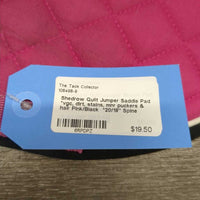 Quilt Jumper Saddle Pad *vgc, dirt, stains, mnr puckers & hair
