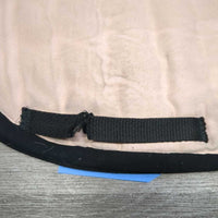 Reversible? Thick Quilt Jumper Saddle Pad *gc/fair, repairs, re-covered?, faded, puckers, rubs, pills stains, discolored, cut & missing tabs
