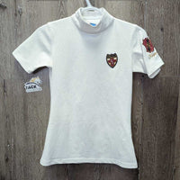 SS Show Shirt, Back Button Collar *vgc/gc, older, mnr rubs & pills
