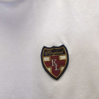 SS Show Shirt, Back Button Collar *vgc/gc, older, mnr rubs & pills

