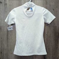 SS Show Shirt, Back Button Collar *vgc/gc, older, mnr rubs & pills
