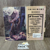 Rodeo: The Great American Sport - Murra Tinkelman *gc/fair, rubs, scrapes, creased & bent corners, peeled , library book
