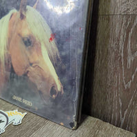 The Colour Book of Horses & Ponies by Jane Reid *fair, torn, taped, folded & bent corners, loose binding, tape, library book
