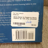 Horse Sense for People by Monty Roberts *gc, rubs, dirty, scratches
