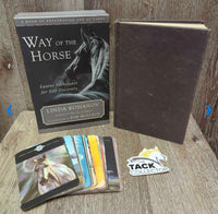 "Way of the Horse" by Linda Kohanov Book & Oracle Card (40) Set *vgc/gc, rubs, scratches, scrapes
