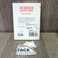 Horses Activity Book by Nina Barbaresi *new
