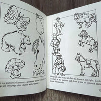 Horses Activity Book by Nina Barbaresi *new
