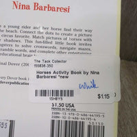 Horses Activity Book by Nina Barbaresi *new
