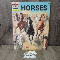 1961 Vintage The How and Why Wonder Book of Horses *xc
