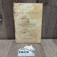 VINTAGE 1903 The Horse and His Diseases by Dr BJ Kendall, bag *fair, torn, stained
